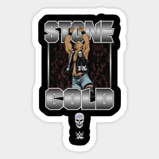 Stone Cold Steve Austin Cartoon Sticker